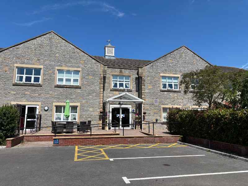 exterior of immacolata house care home in seaton