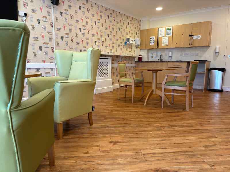 Kitchenette at immacolata house care home in seaton