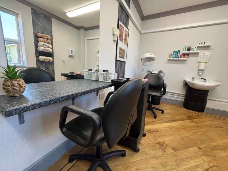 Hair salon at immacolata house care home in seaton