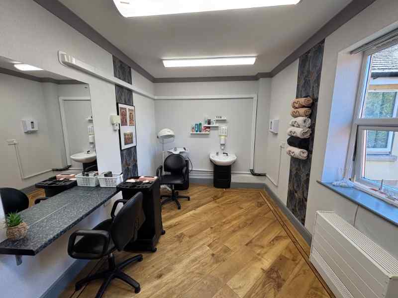 Hair salon at immacolata house care home in seaton