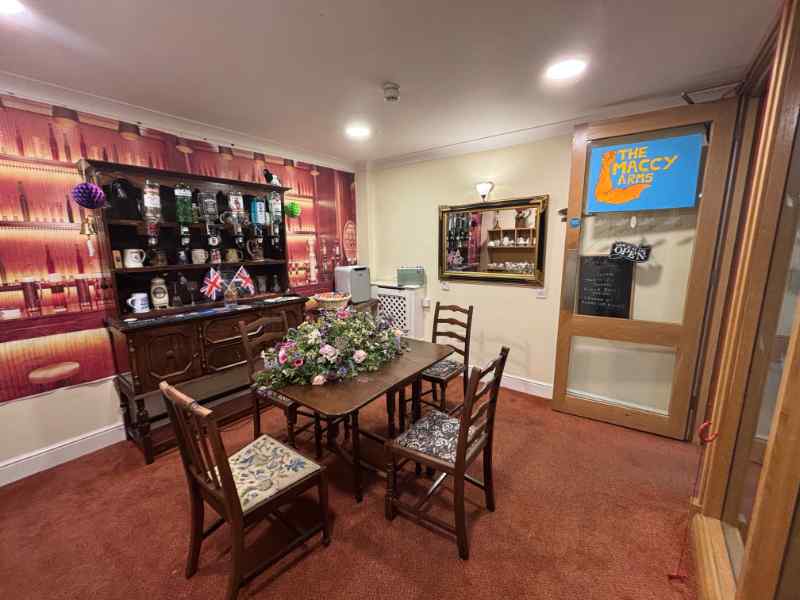maccy arms at immacolata house care home in seaton