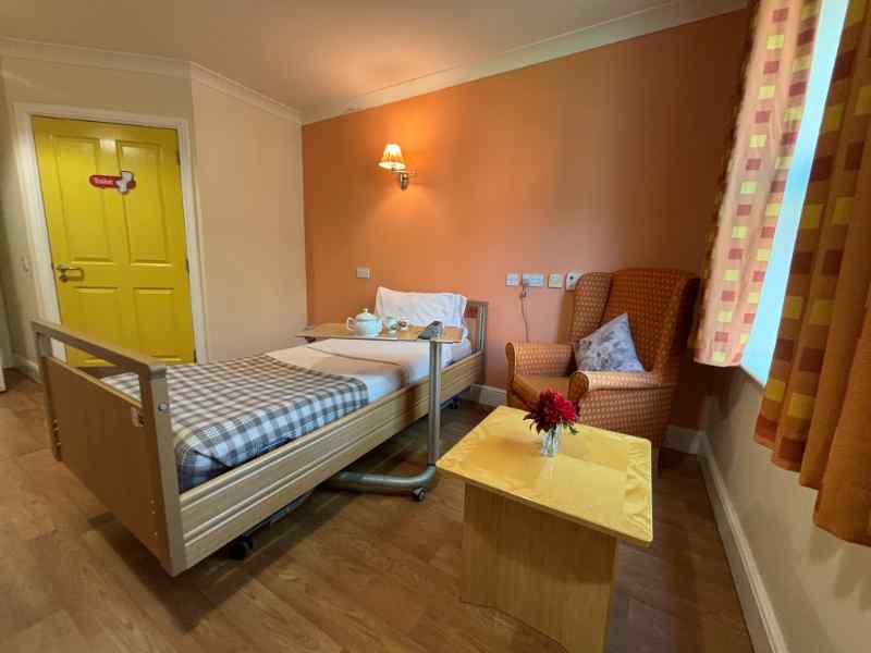 bedroom at immacolata house care home in seaton